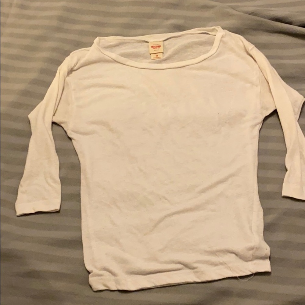 3/4 sleeve sheer top